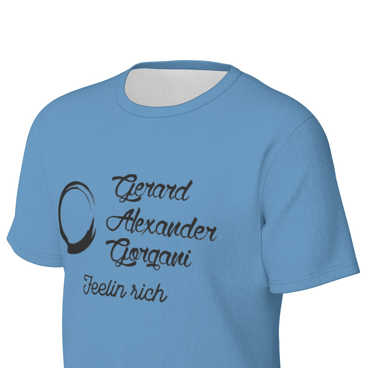 GORGANI STEEL BLUE Men's O-Neck T-Shirt | 190GSM Cotton