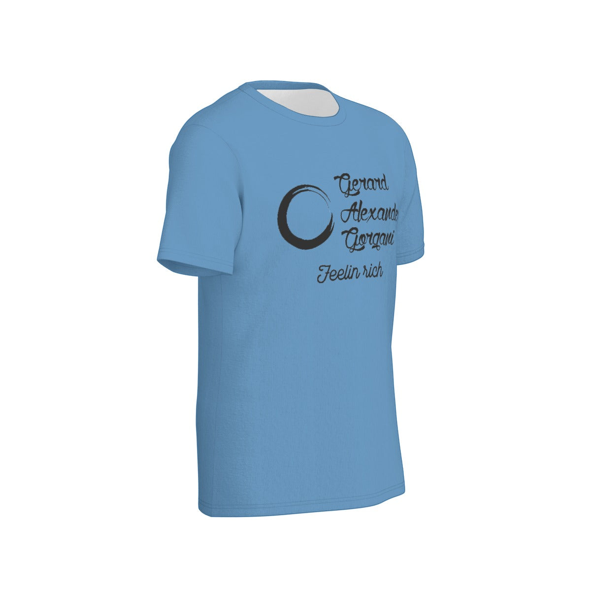 GORGANI STEEL BLUE Men's O-Neck T-Shirt | 190GSM Cotton
