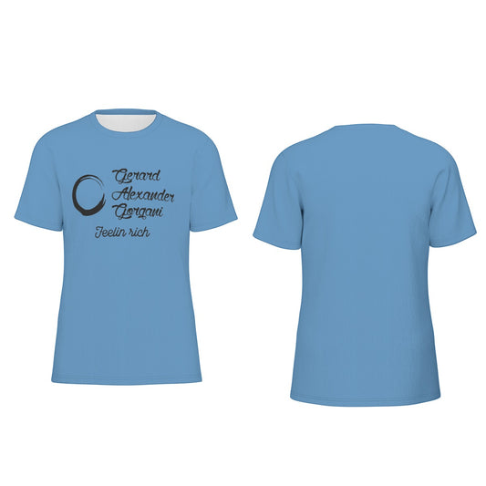 GORGANI STEEL BLUE Men's O-Neck T-Shirt | 190GSM Cotton