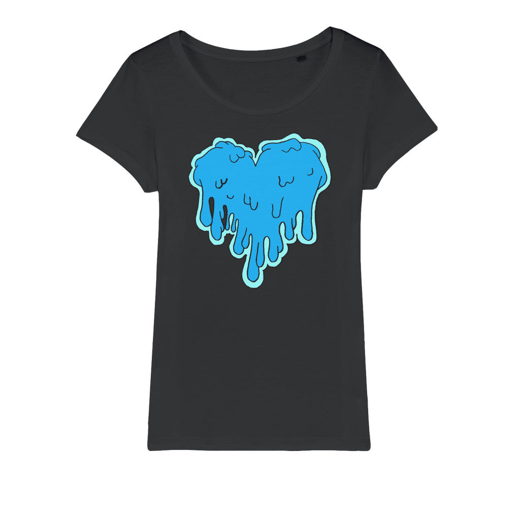 benzo heart Organic Jersey Womens T-Shirt