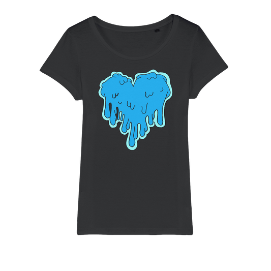 benzo heart Organic Jersey Womens T-Shirt