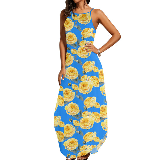 Gorgani Womens Elegant Sleeveless Evening Dress