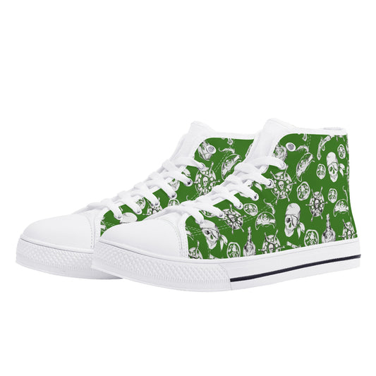 Mens High Top Canvas Shoes