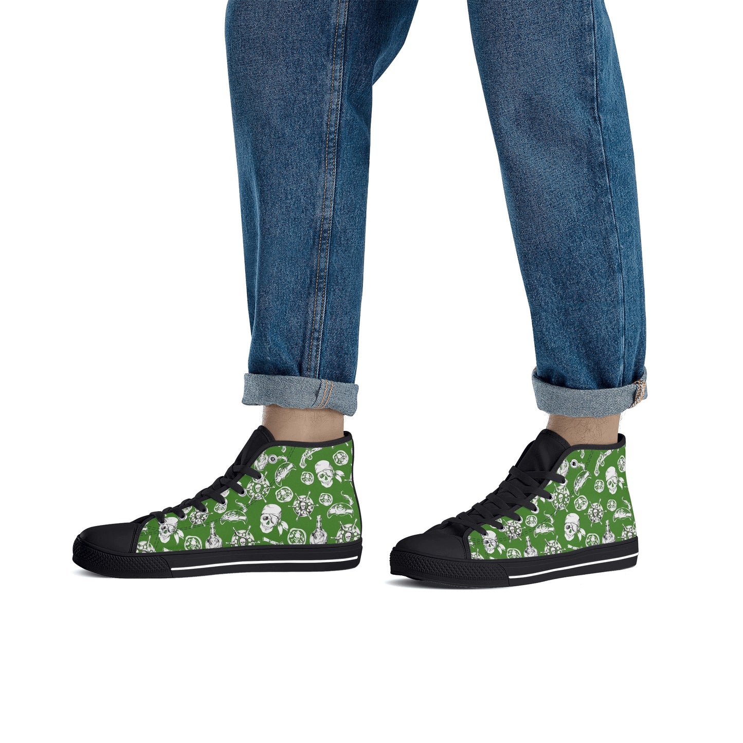 Mens High Top Canvas Shoes