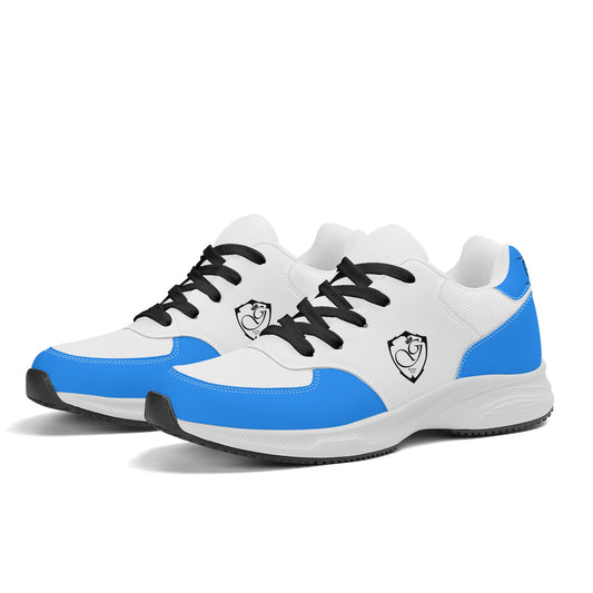Adult Lightweight Brand Low Top Mesh and PU Platform Athletic Shoes