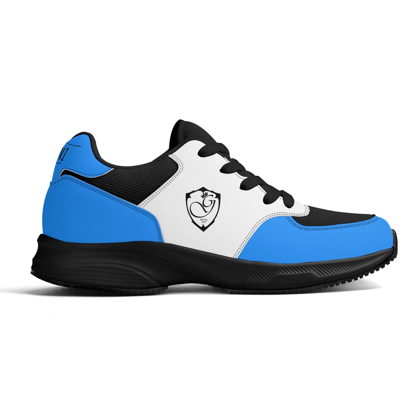 Adult Lightweight Brand Low Top Mesh and PU Platform Athletic Shoes