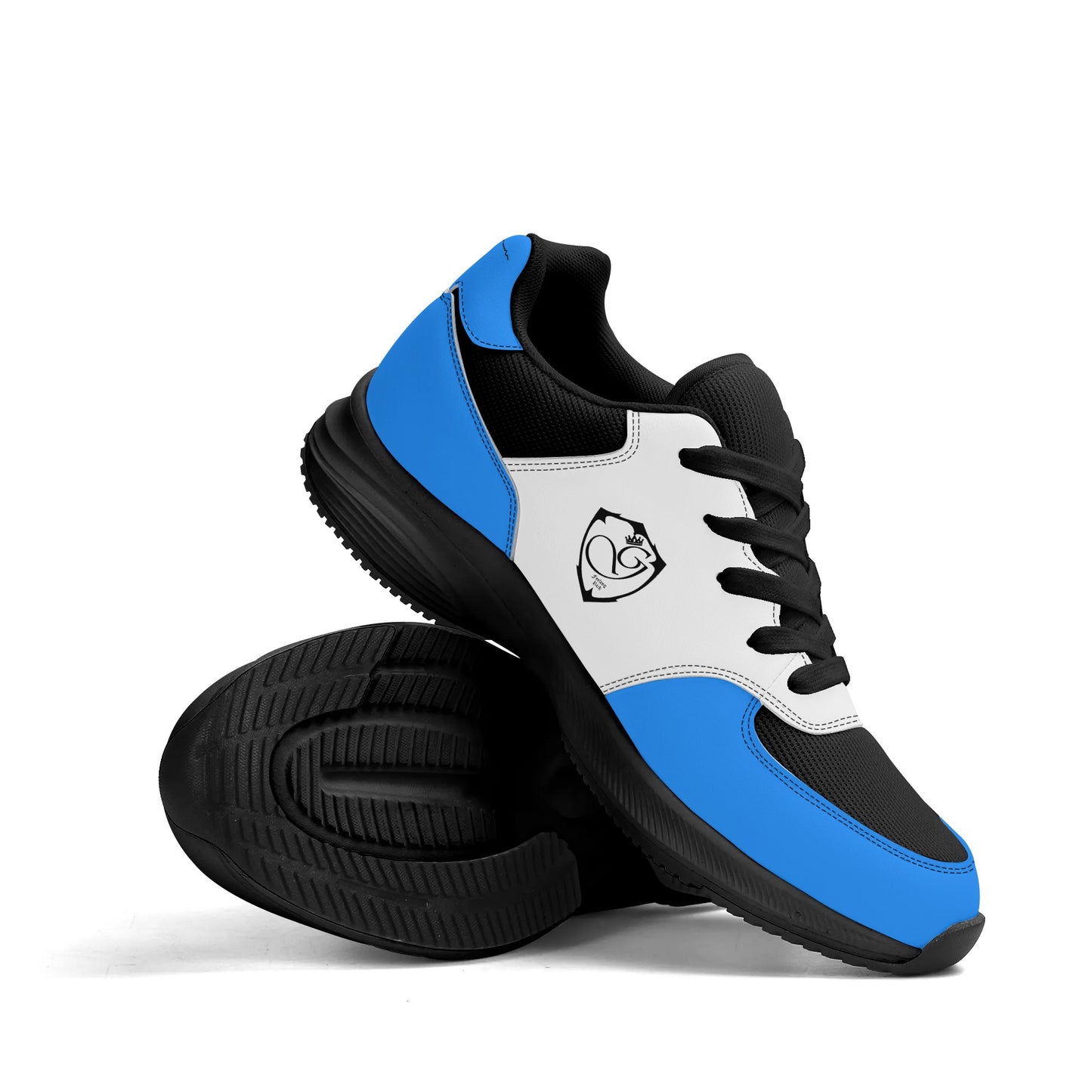 Adult Lightweight Brand Low Top Mesh and PU Platform Athletic Shoes