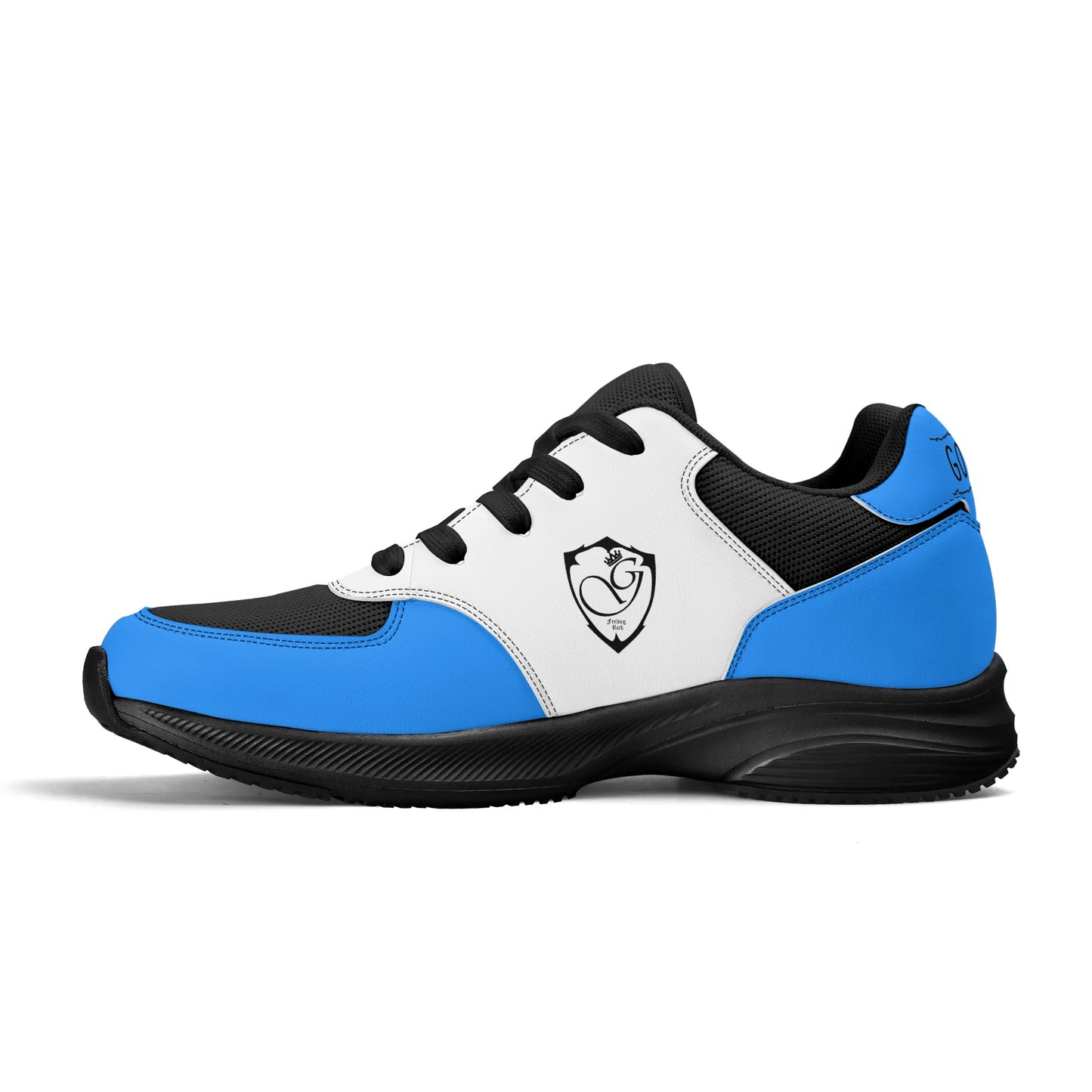 Adult Lightweight Brand Low Top Mesh and PU Platform Athletic Shoes
