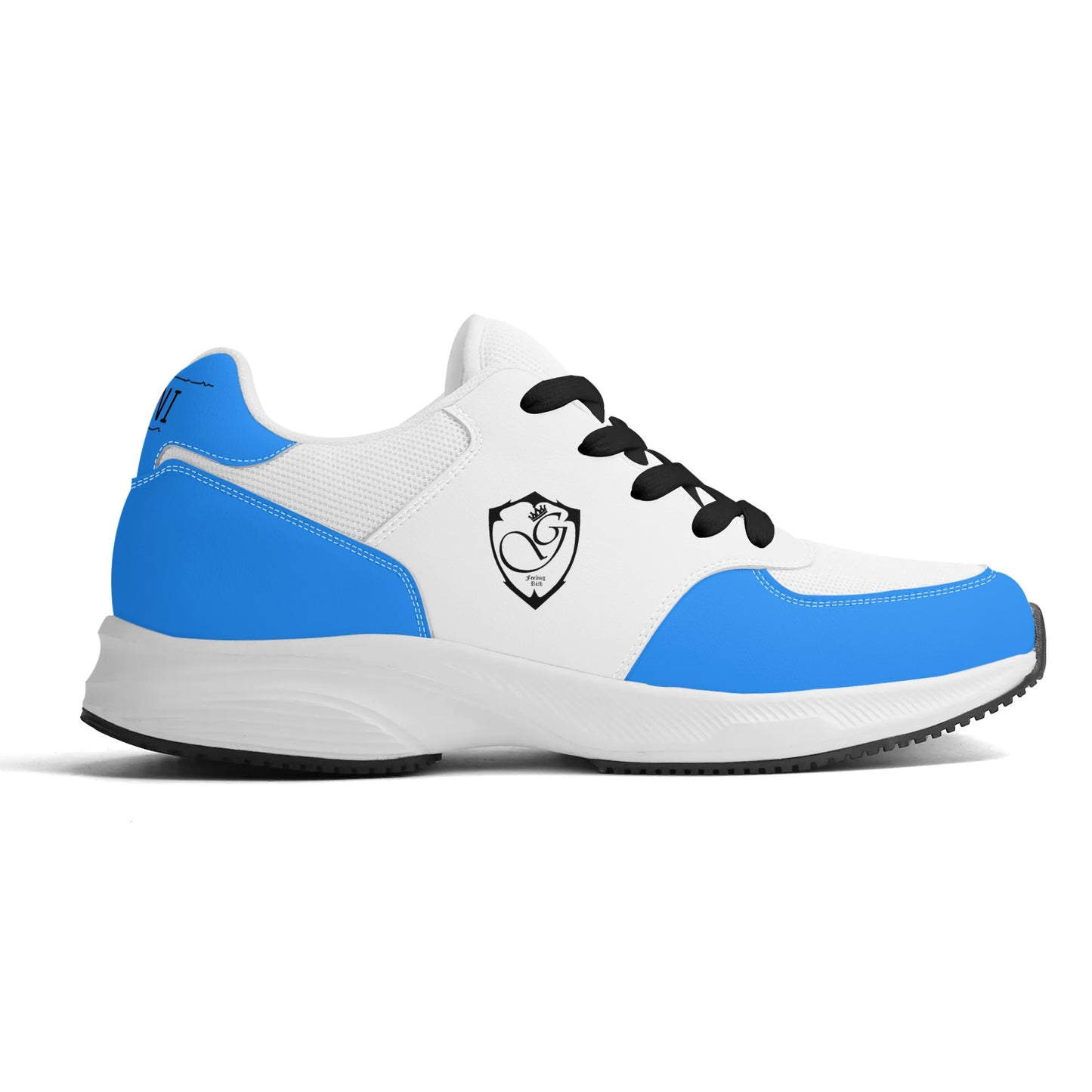 Adult Lightweight Brand Low Top Mesh and PU Platform Athletic Shoes