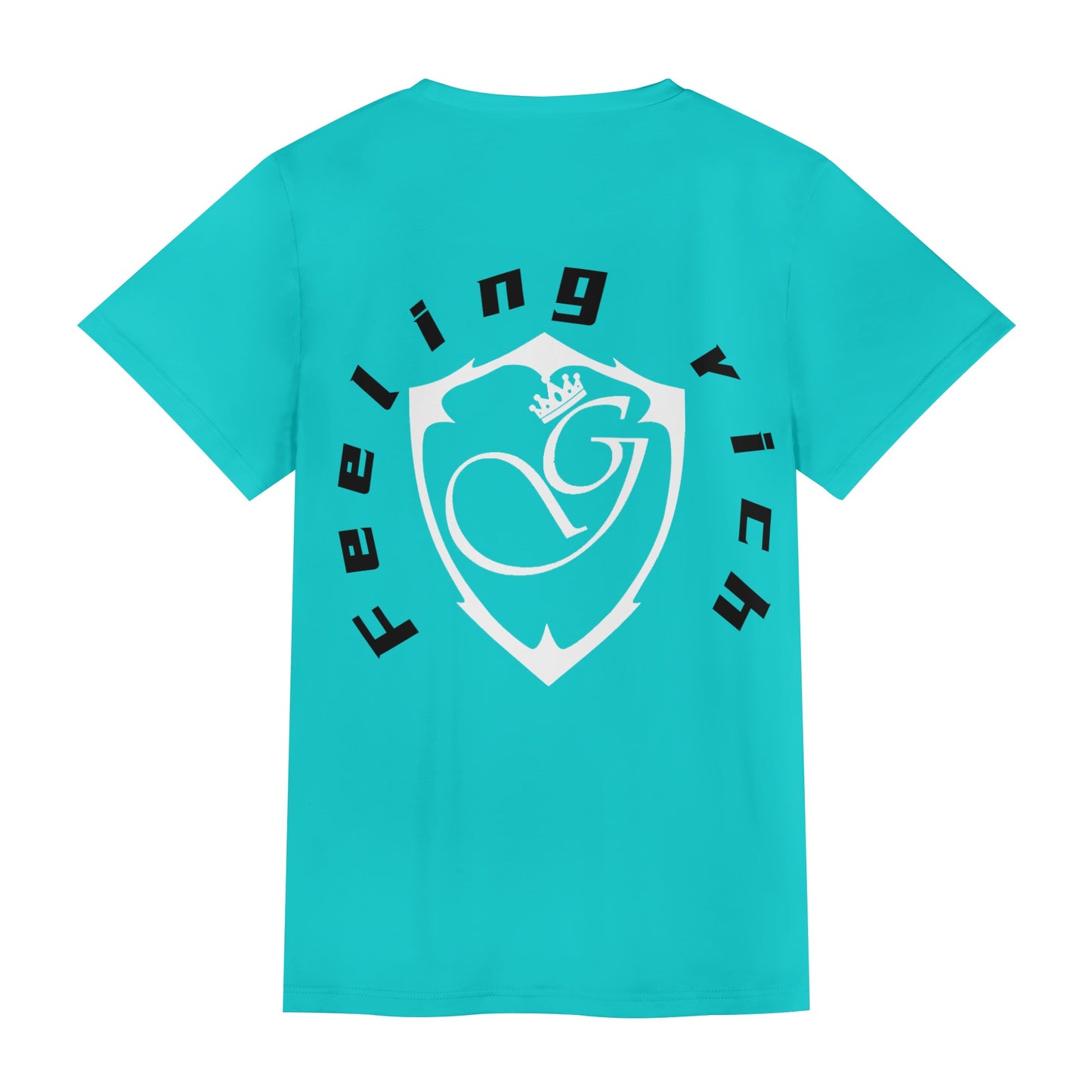Gorgani Adult Short Sleeve T-shirt Turquoise