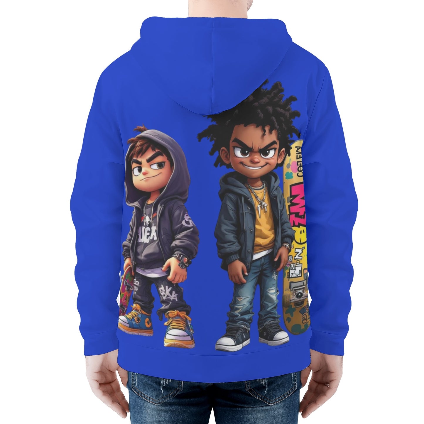 Gorgani skater life Classic Zip Up Hoodie Warm Jacket