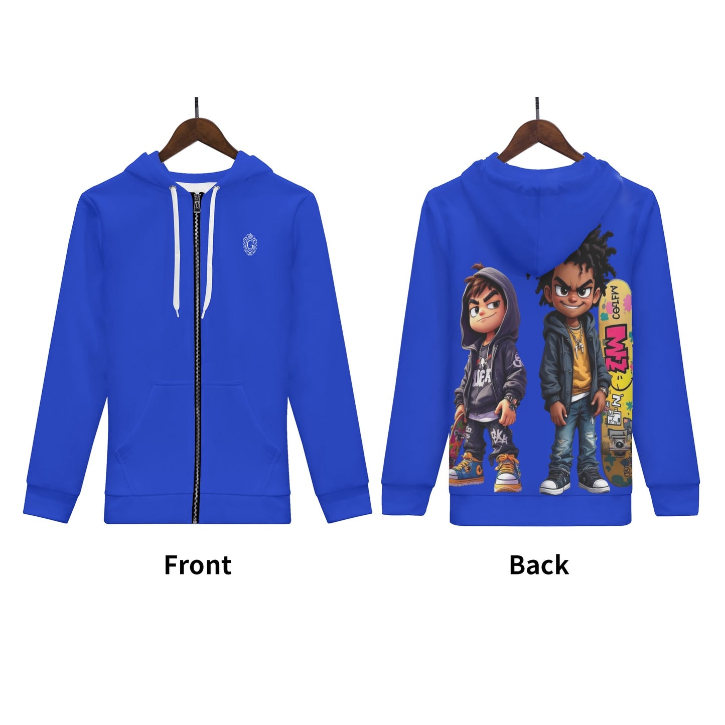 Gorgani skater life Classic Zip Up Hoodie Warm Jacket