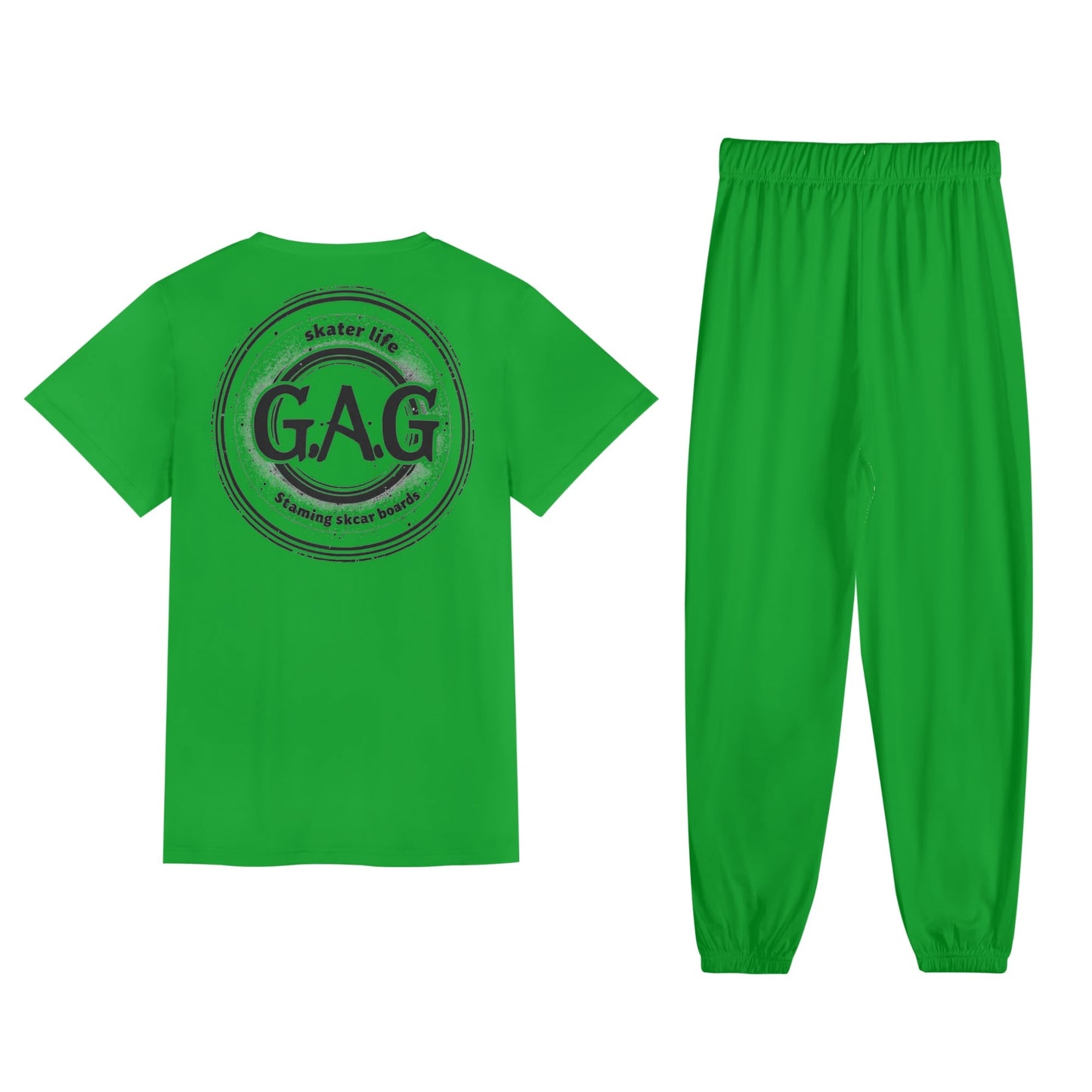Unisex G.A.G Skaker life Adult Short Sleeve-Blouse Sports Set