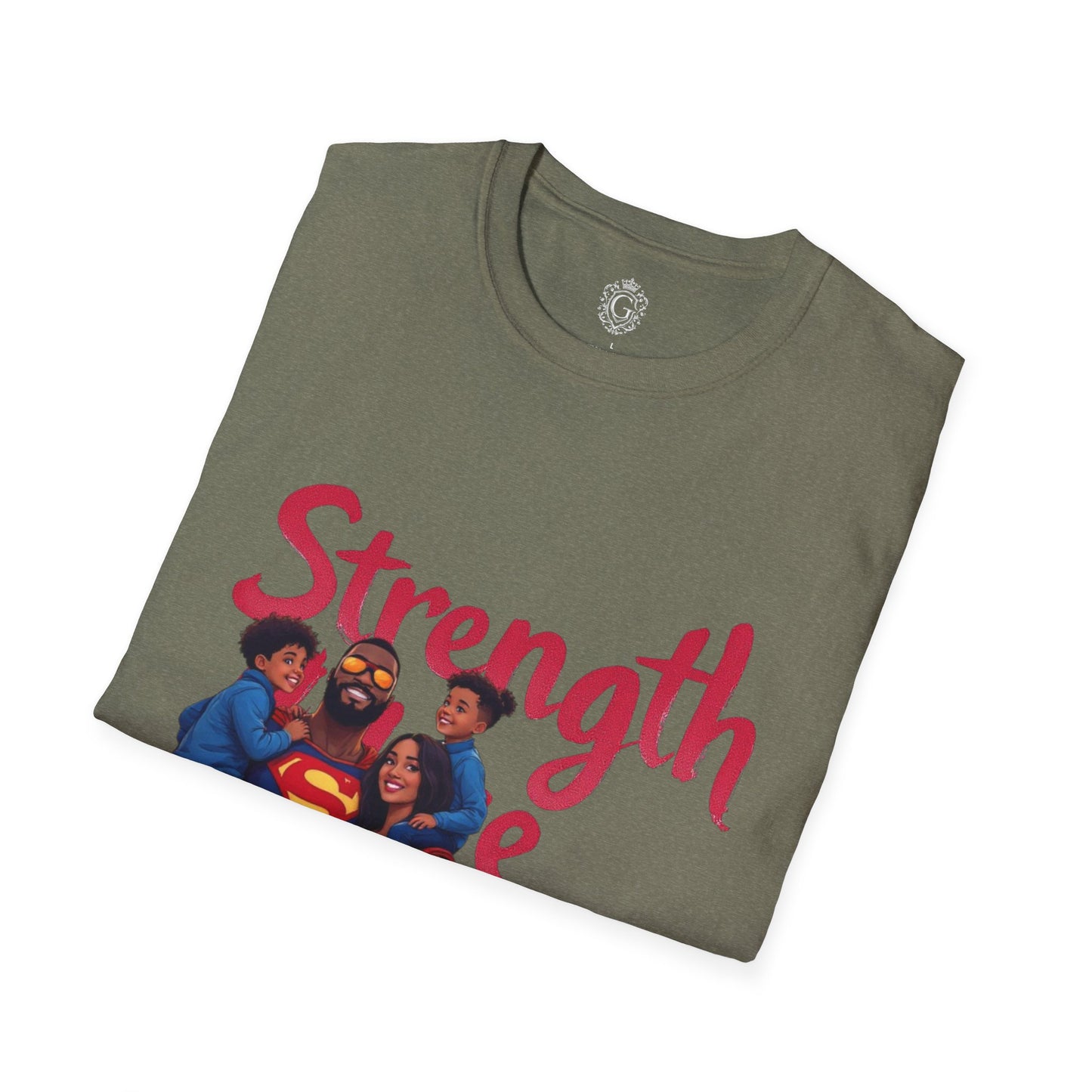 Superhero Family Strength Unisex Softstyle T-Shirt