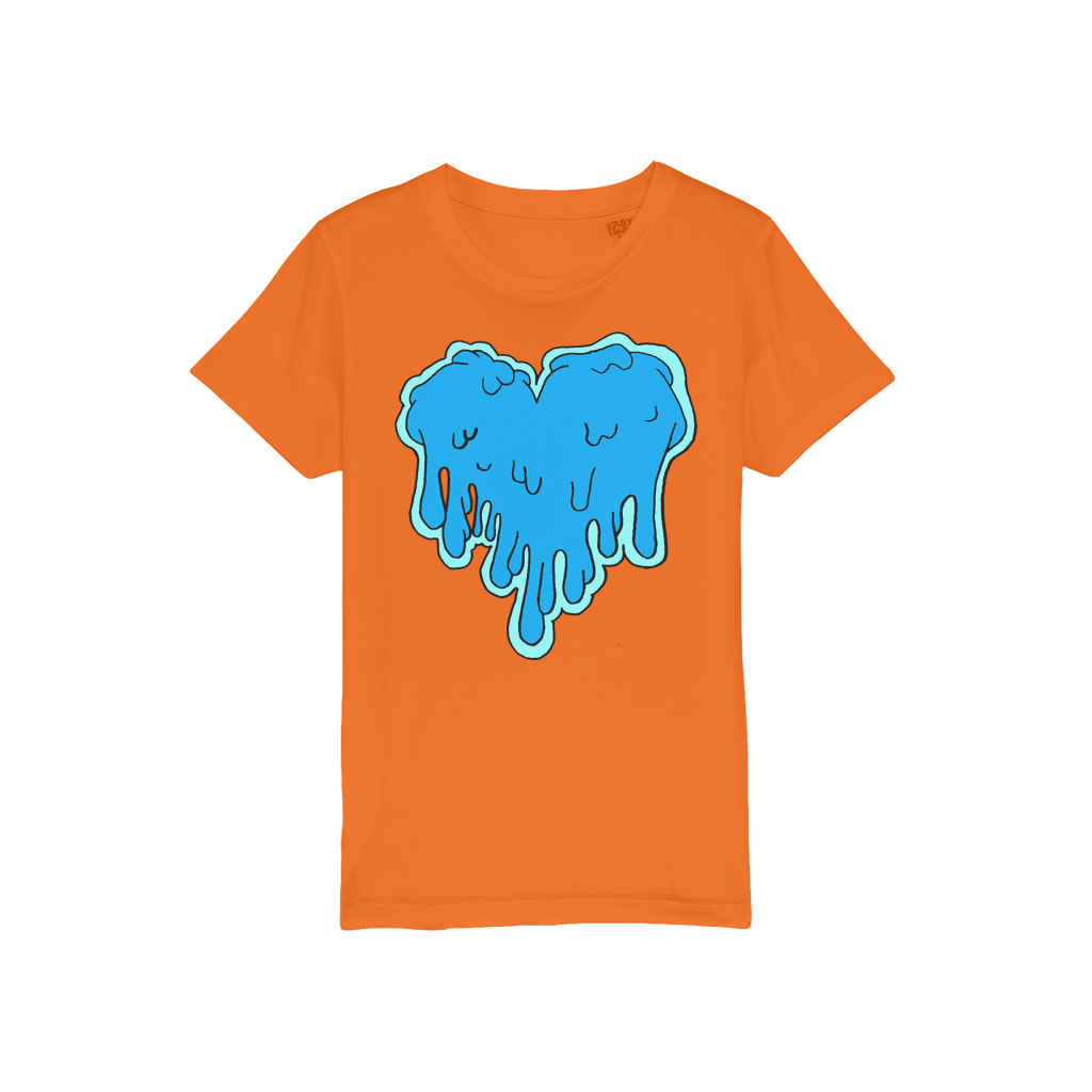 benzo heart Organic Jersey Kids T-Shirt