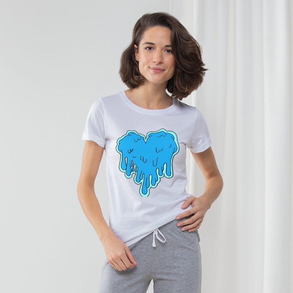benzo heart Women's Long Pant Pyjama Set