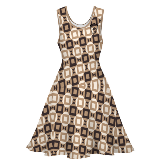 Gorgani Neck Dress Women's Fashion Skirts
