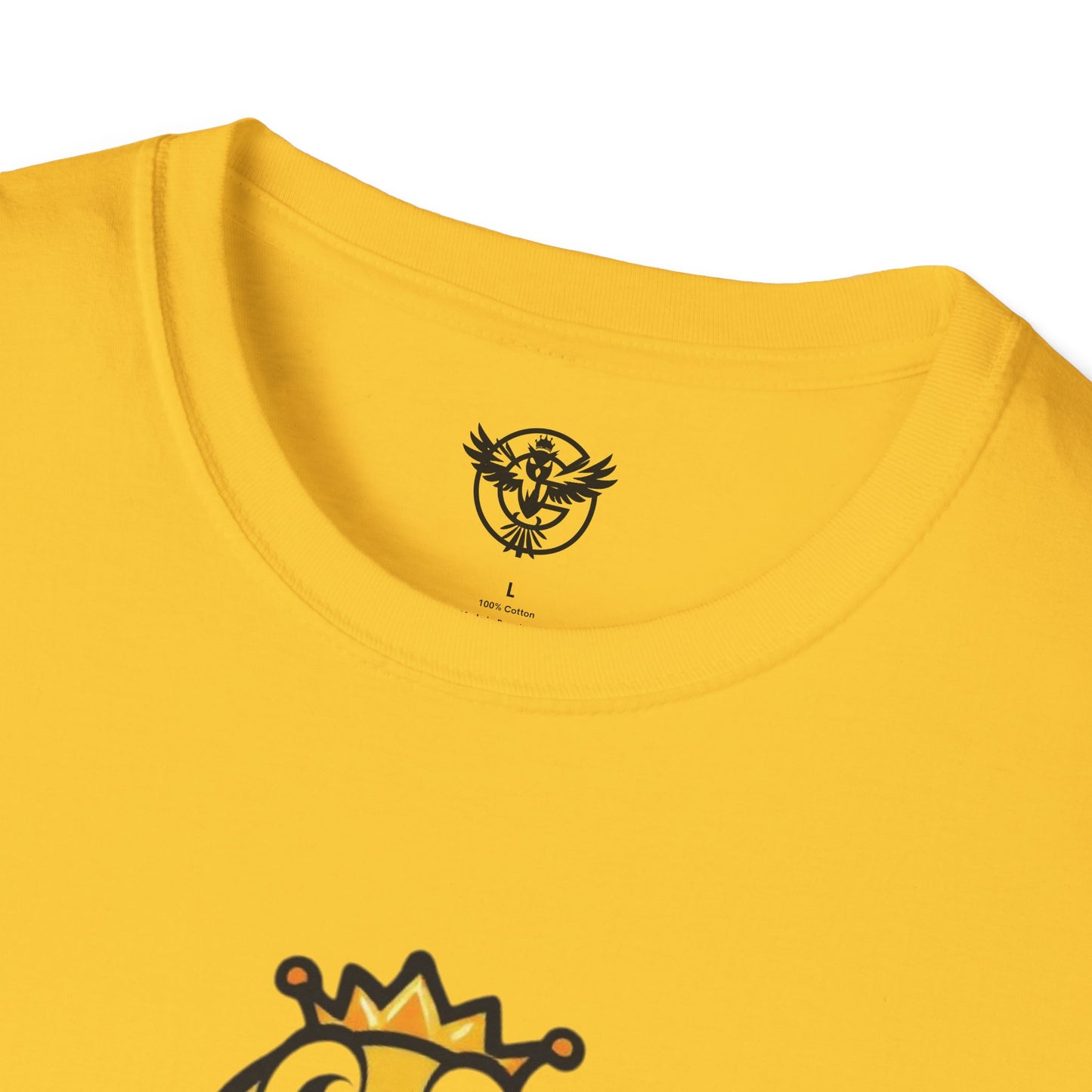 Queen B Unisex Softstyle T-Shirt - Fun and Bright Graphic Tee for Bee Lovers