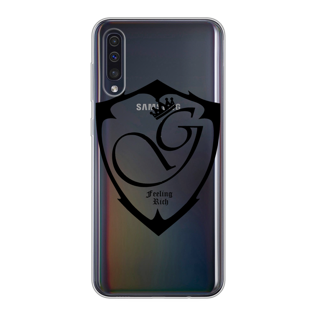 Feeling rich Back Printed Transparent Soft Phone Case
