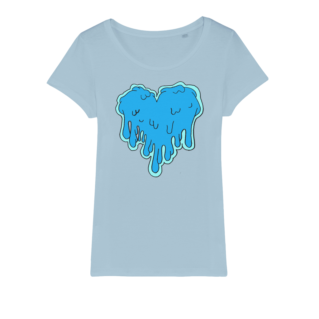benzo heart Organic Jersey Womens T-Shirt