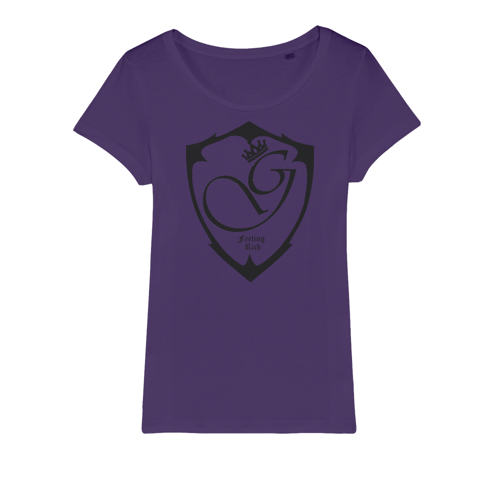 Feeling rich Organic Jersey Womens T-Shirt