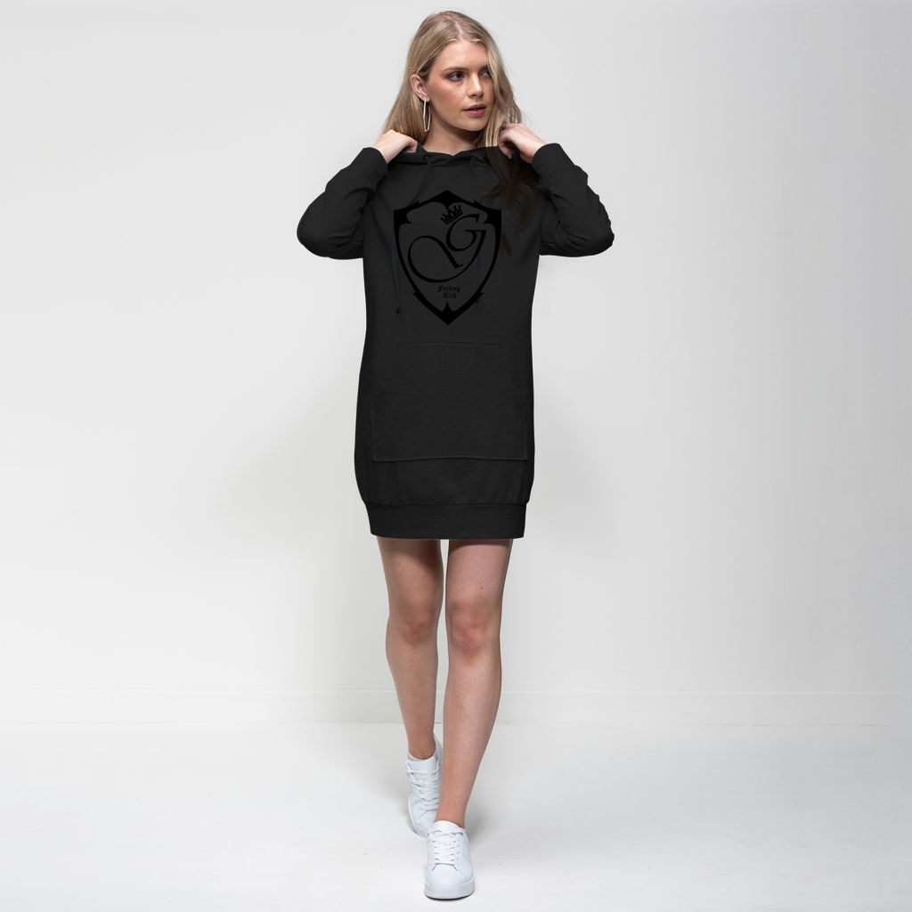 Feeling rich Premium Adult Hoodie Dress