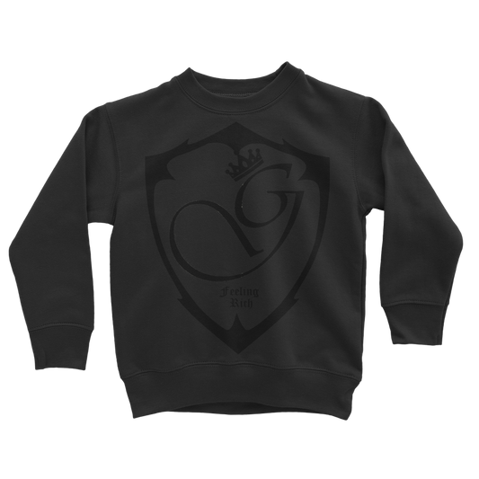Feeling rich Classic Kids Sweatshirt