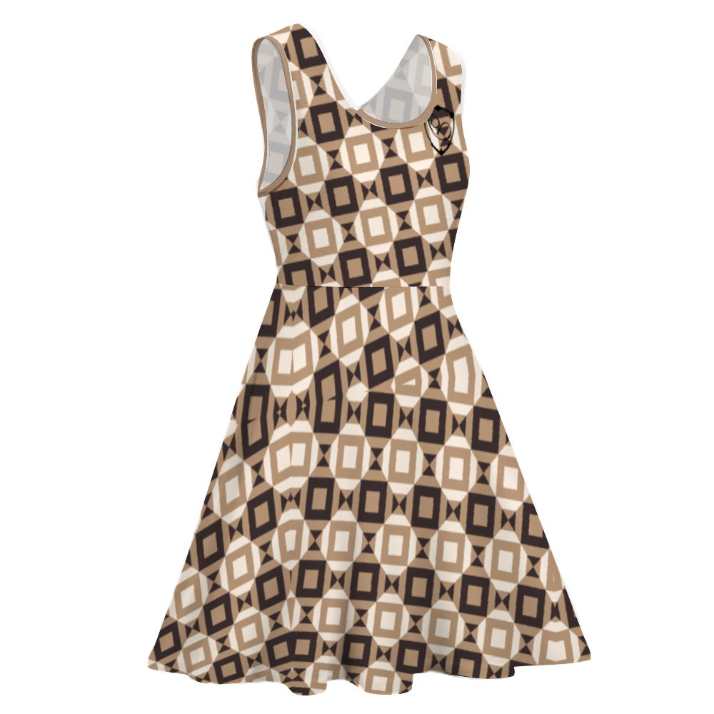 Gorgani Neck Dress Women's Fashion Skirts