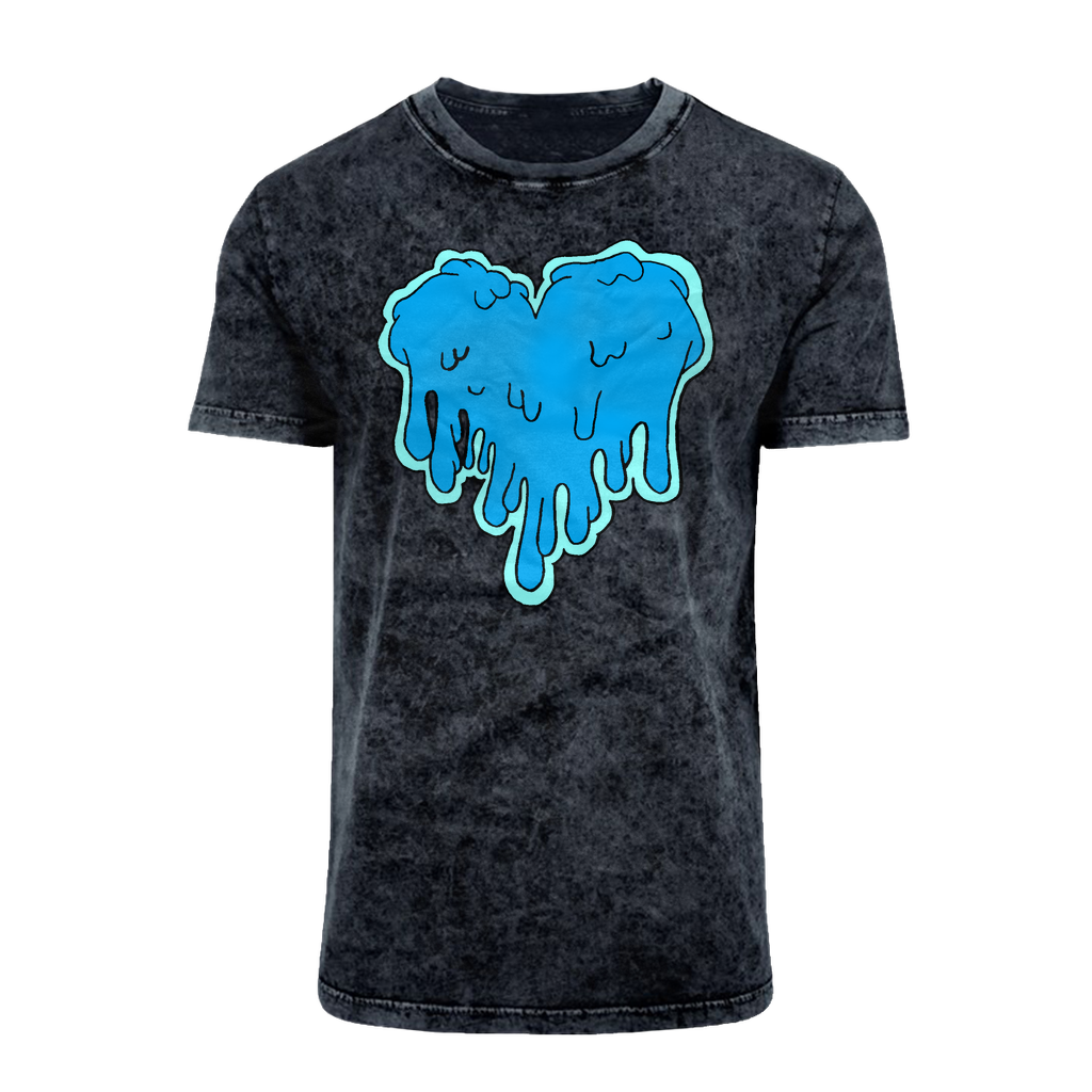 benzo heart Acid Washed T-Shirt