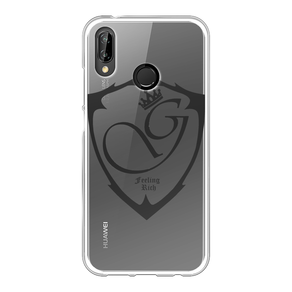 Feeling rich Back Printed Transparent Soft Phone Case