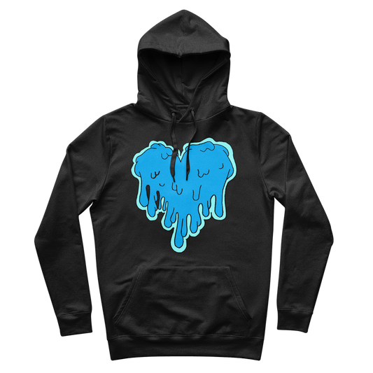 benzo heart 100% Organic Cotton Hoodie