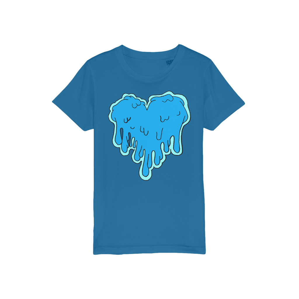 benzo heart Organic Jersey Kids T-Shirt