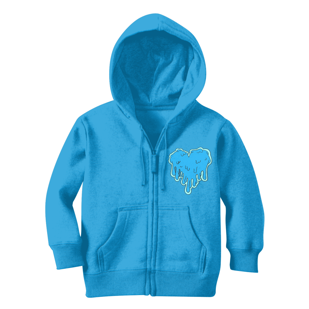 benzo heart Classic Kids Zip Hoodie