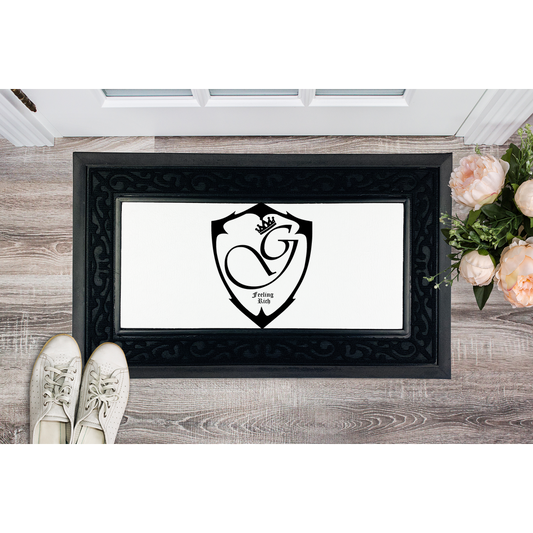 Feeling rich Sublimation Heavy Duty Door Mat