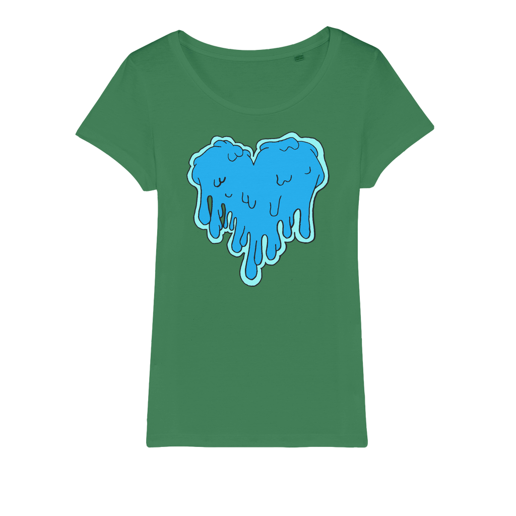 benzo heart Organic Jersey Womens T-Shirt