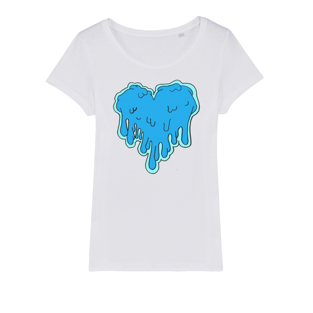 benzo heart Organic Jersey Womens T-Shirt