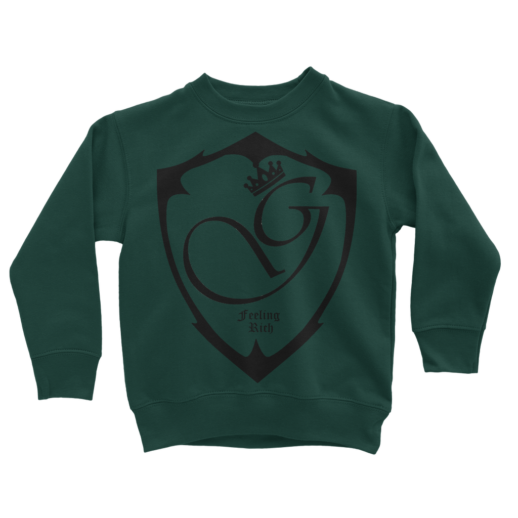 Feeling rich Classic Kids Sweatshirt
