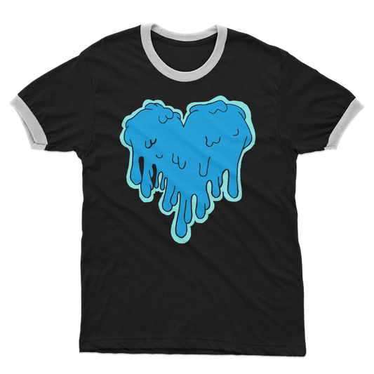 benzo heart Adult Ringer T-Shirt