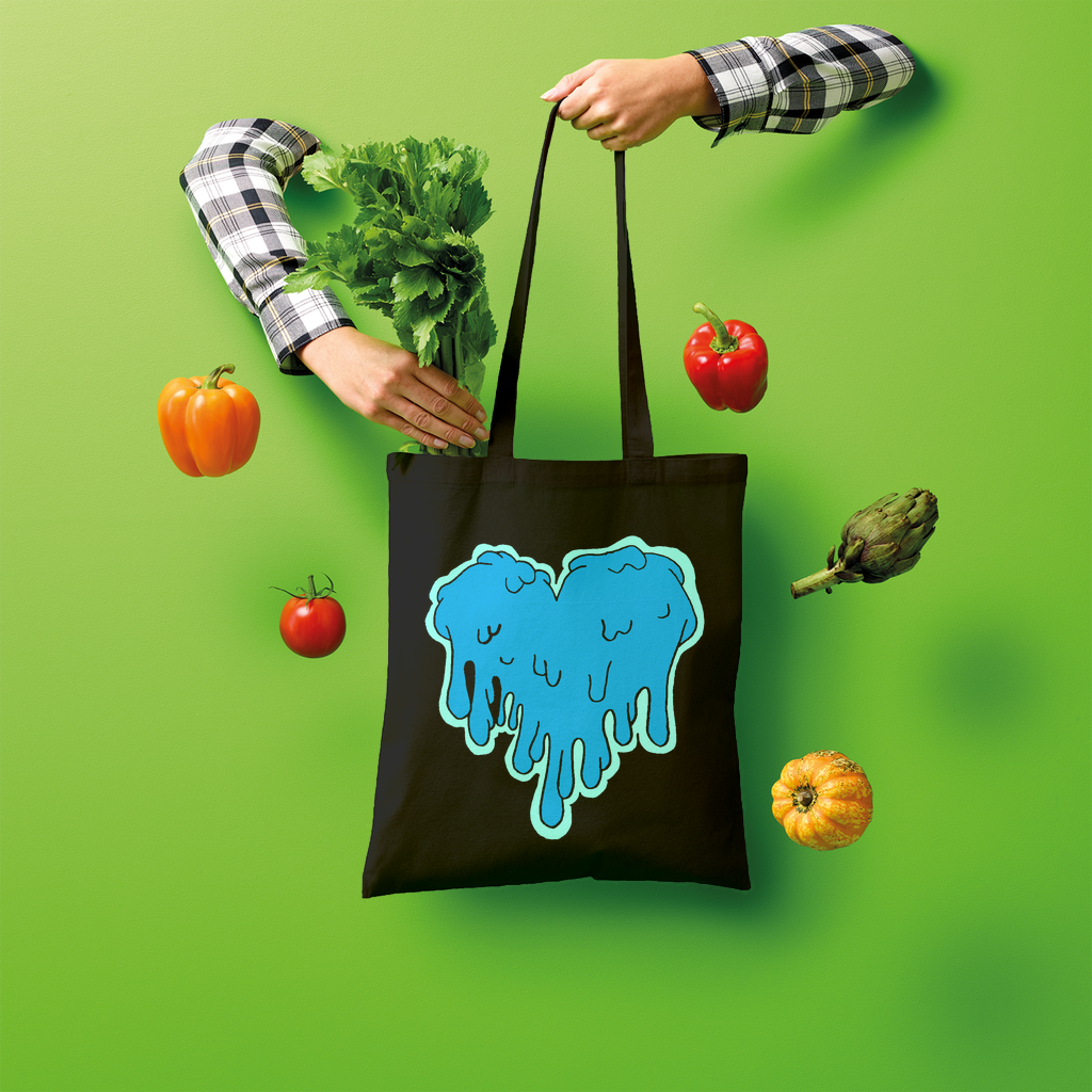 benzo heart Shopper Tote Bag