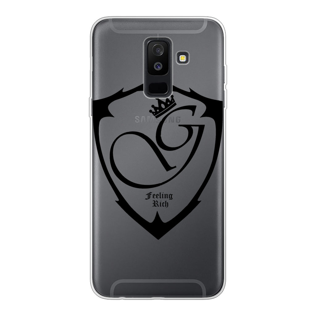 Feeling rich Back Printed Transparent Soft Phone Case