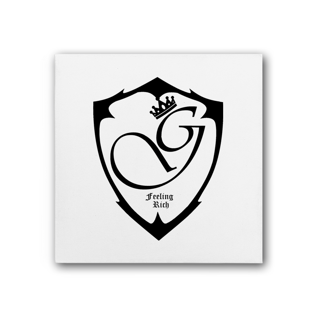 Feeling rich Premium Stretched Canvas