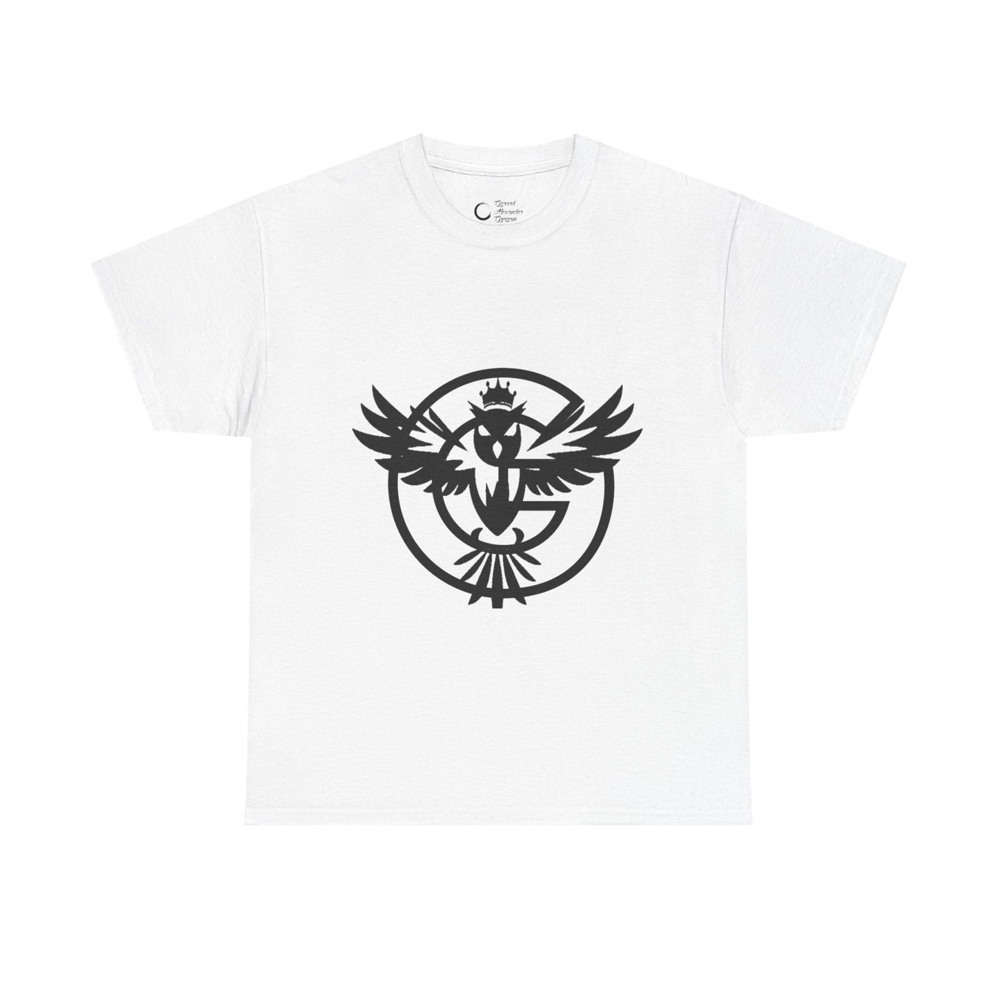 Gorgani Unisex Heavy Cotton Tee - Stylish Bird Graphic Tee for Casual Vibes