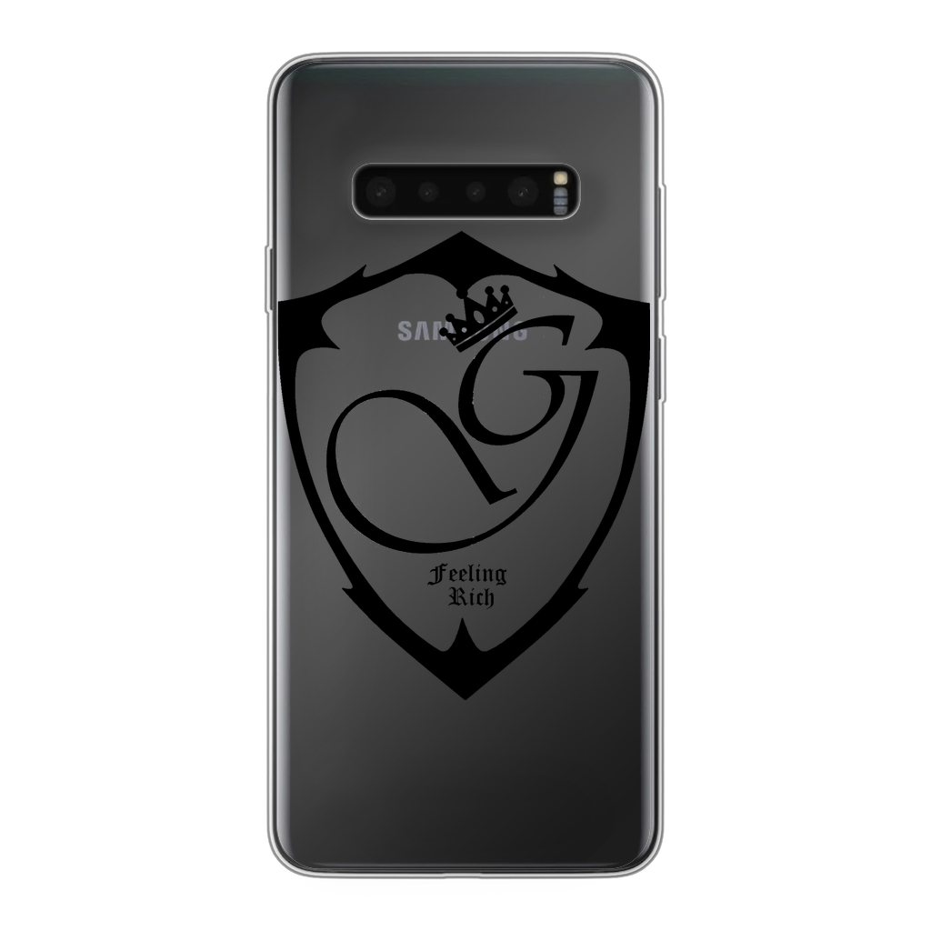 Feeling rich Back Printed Transparent Soft Phone Case