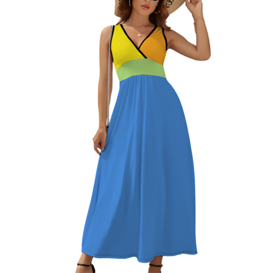 Gorgani Women's Sleeveless Dress Summer Fashion Long Skirts