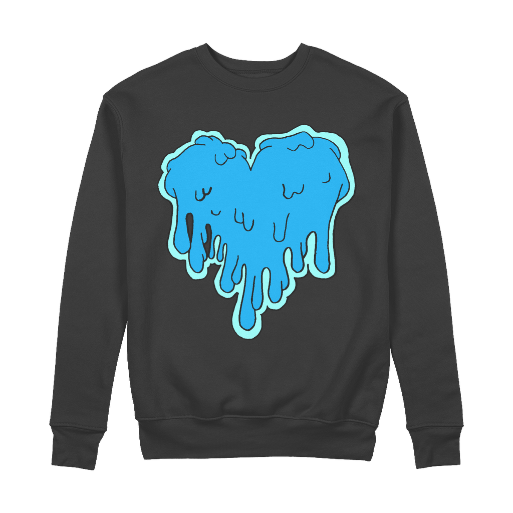 benzo heart 100% Organic Cotton Sweatshirt