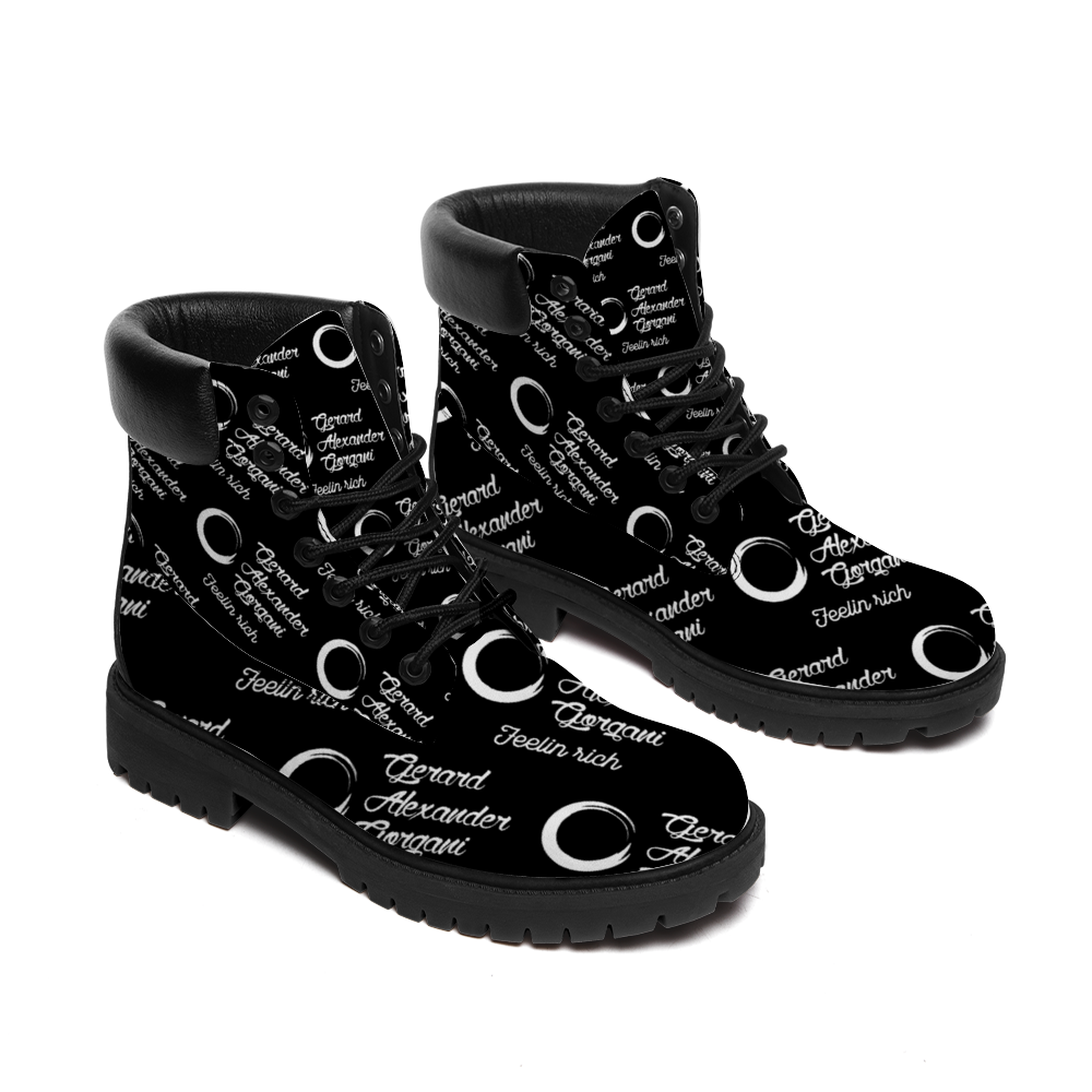 Gorgani logo Boots Round Toe Boots Fashion Boots