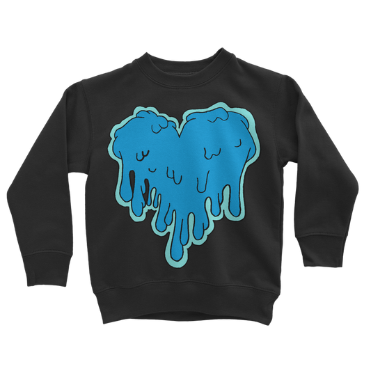 benzo heart Classic Kids Sweatshirt
