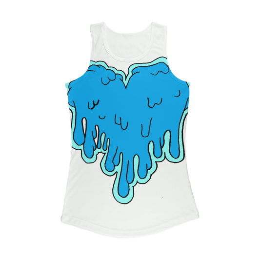 benzo heart Women Performance Tank Top