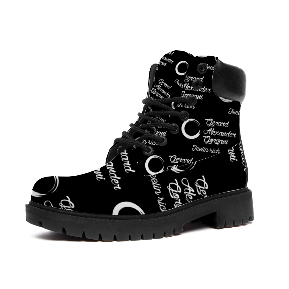 Gorgani logo Boots Round Toe Boots Fashion Boots