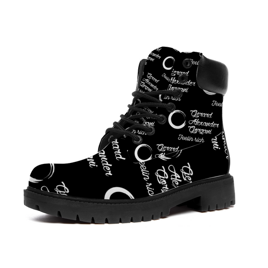 Gorgani logo Boots Round Toe Boots Fashion Boots